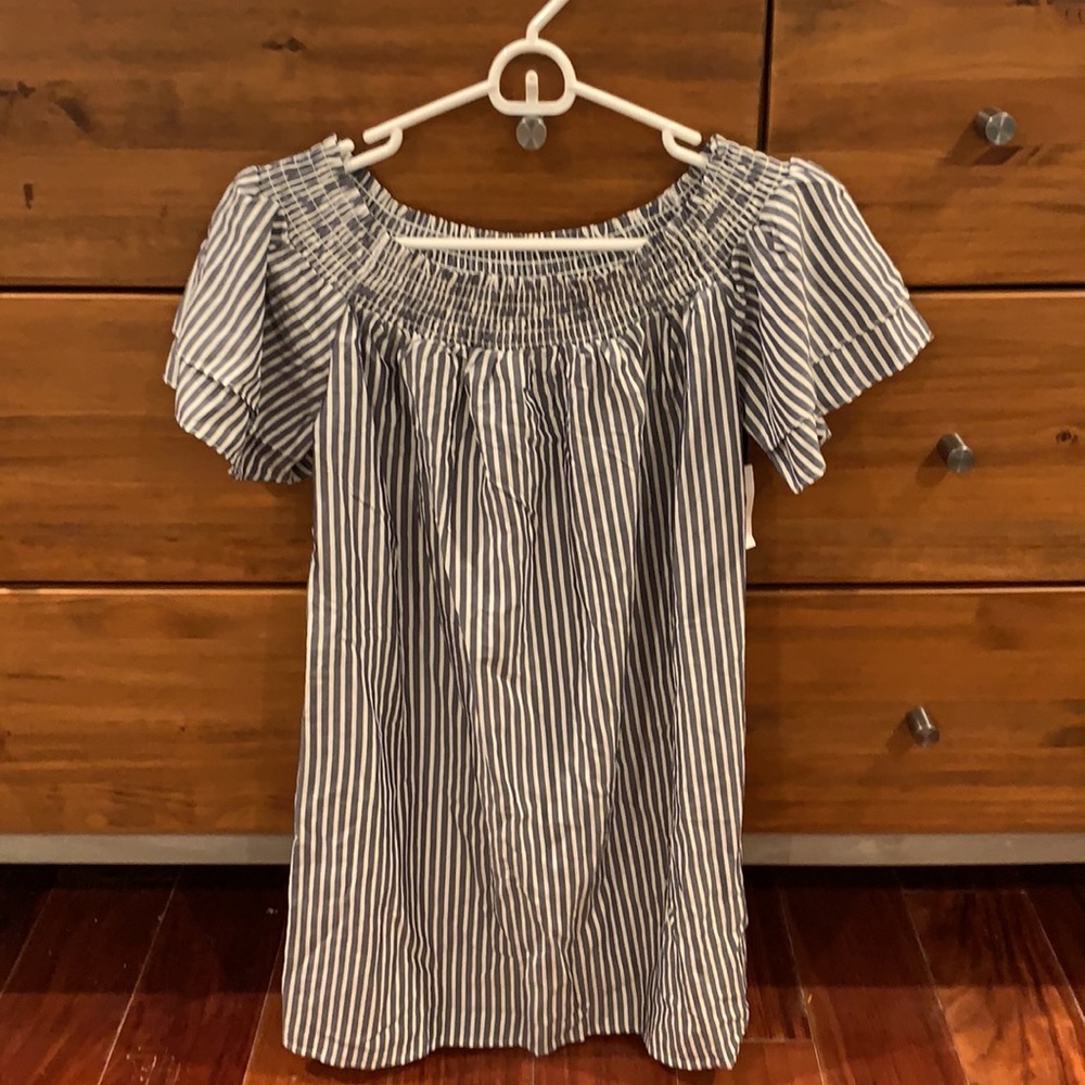 NWT Old Navy Petite XS Off the Shoulder Mini Dress